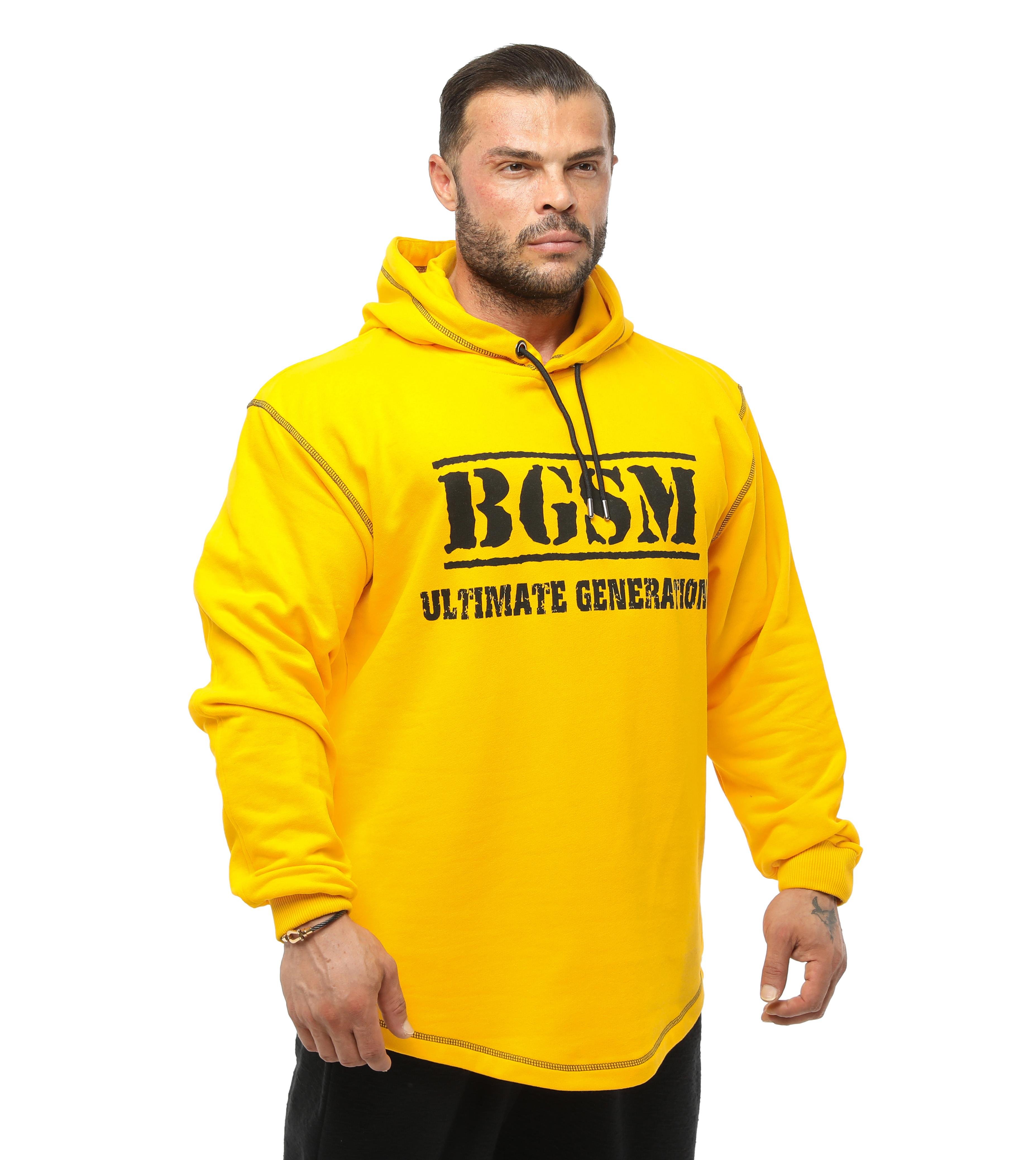 Oversize Long Sleeve Hooded Soft Texture Winter Sweater Yellow