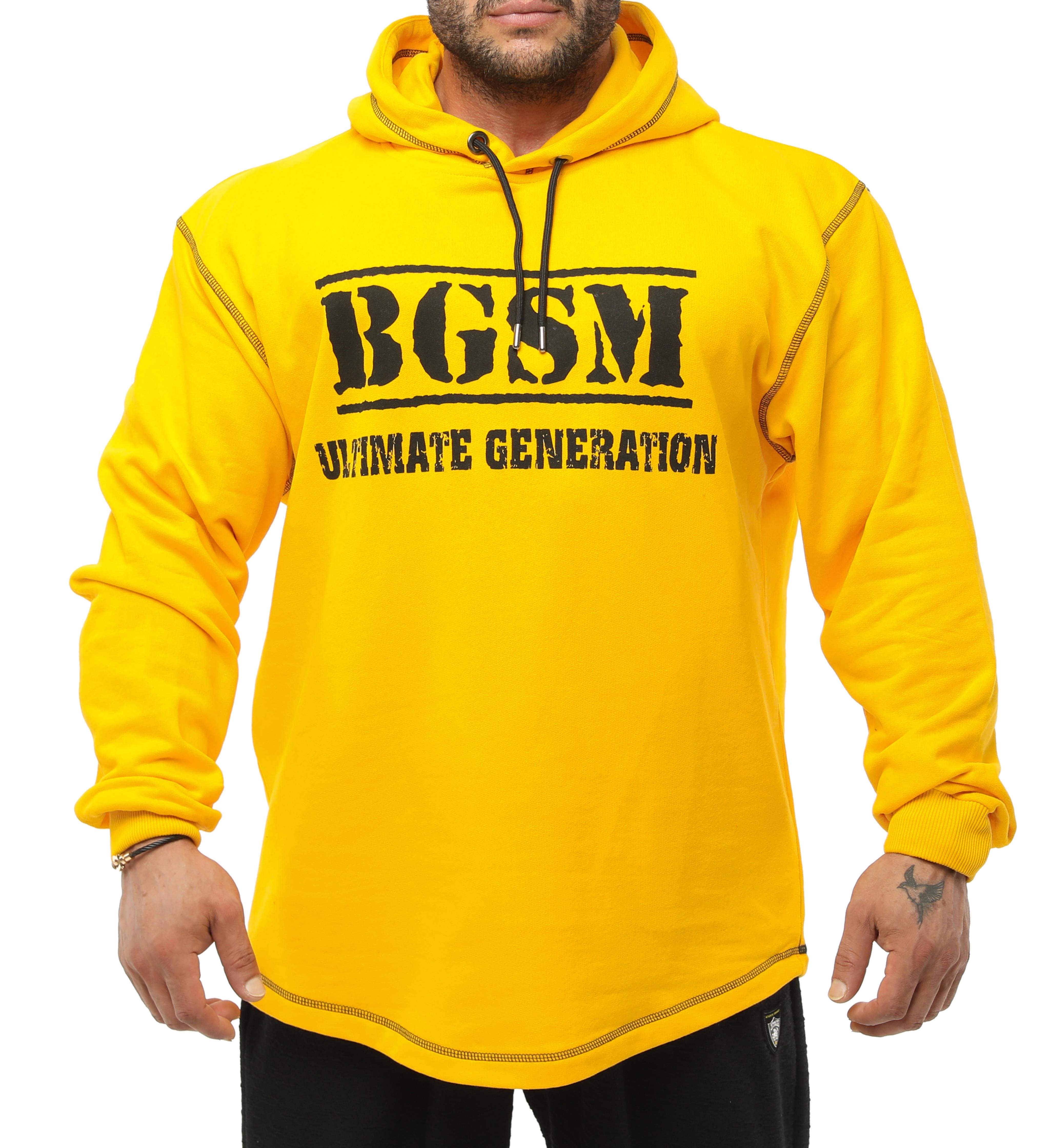 Oversize Long Sleeve Hooded Soft Texture Winter Sweater Yellow