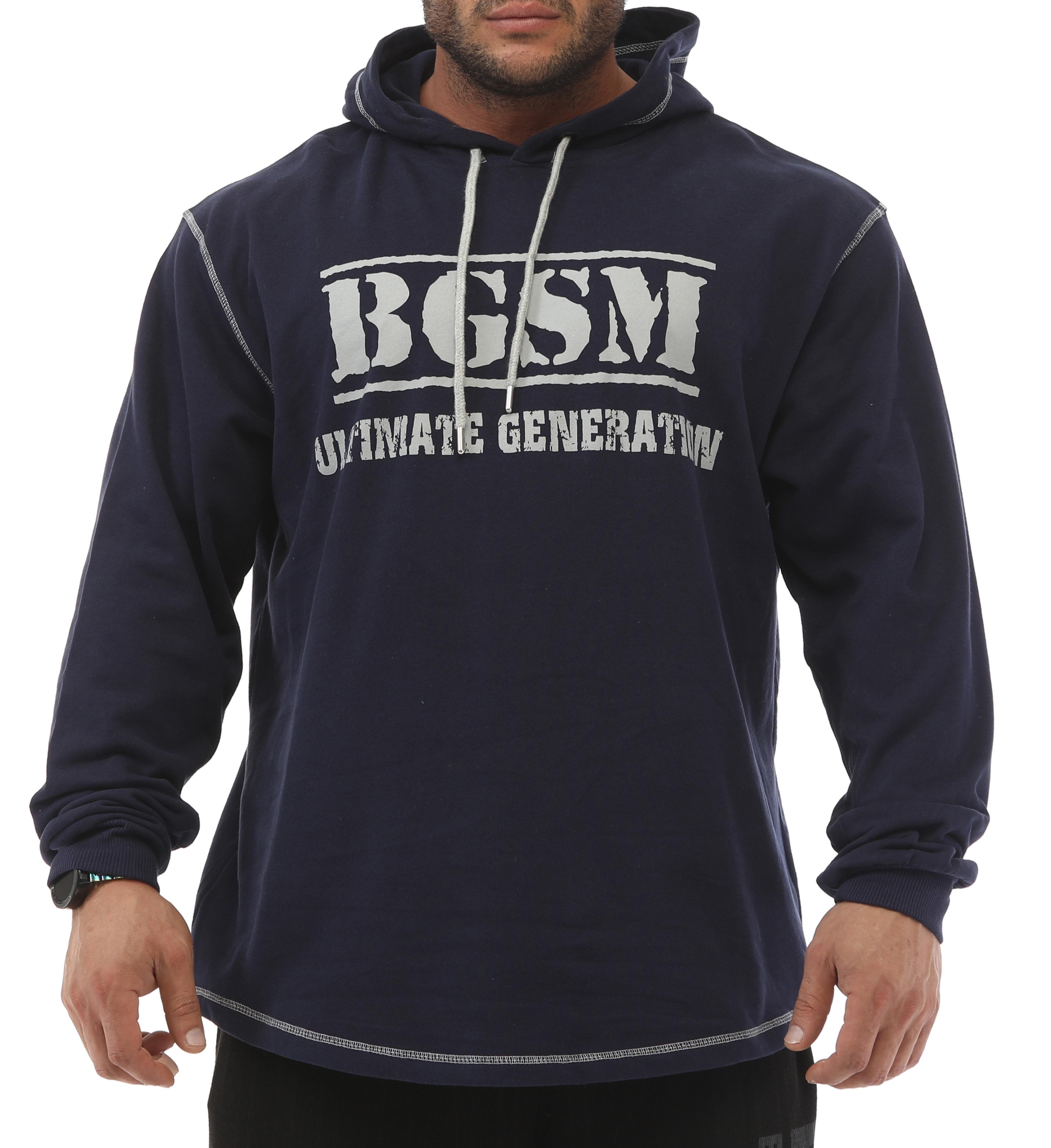 Oversize Long Sleeve Hooded Soft Texture Winter Sweater Dark Blue