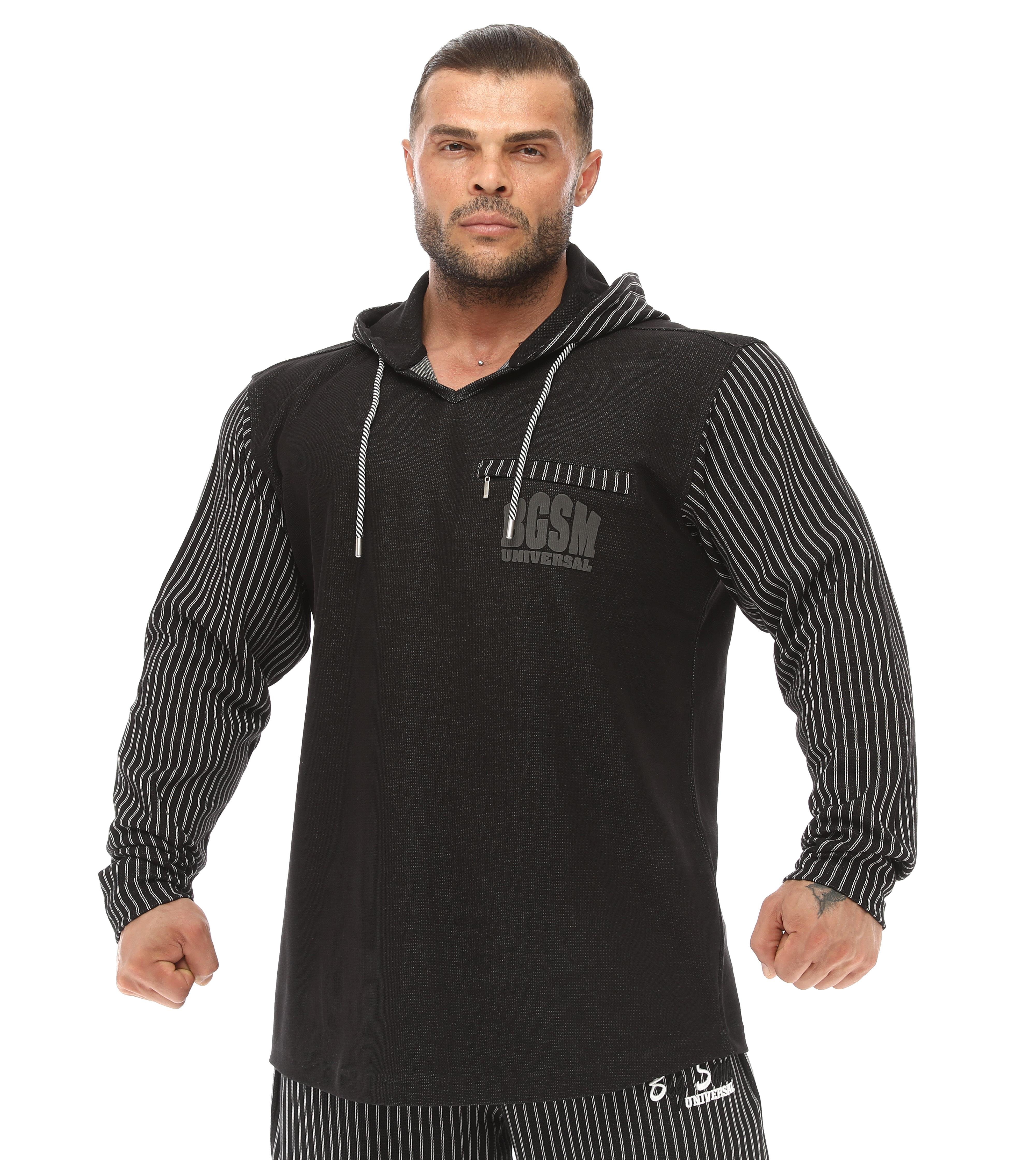 Oversize Oldschool Hooded Sweater Black 