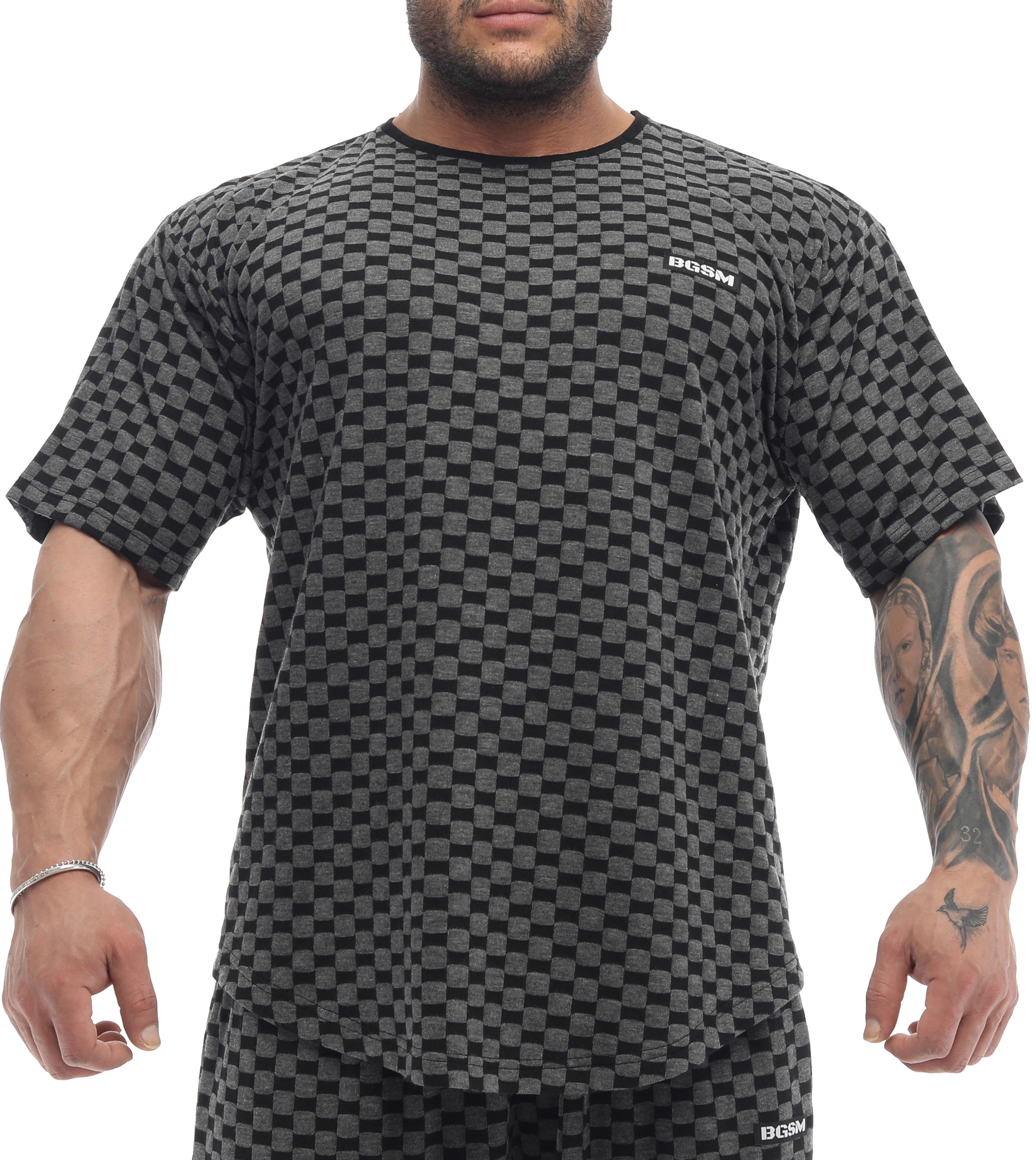 Oversize Plaid Design Rag Top Anthracite