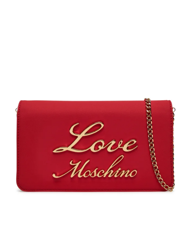 BORSA PU GRS ROSSO+CHAIN BAG - KIRMIZI