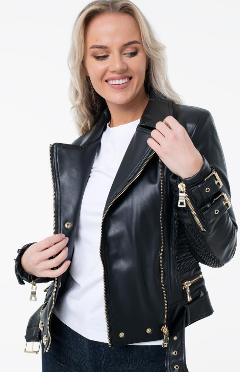 Deri Ceket - JET BLACK MULTİ