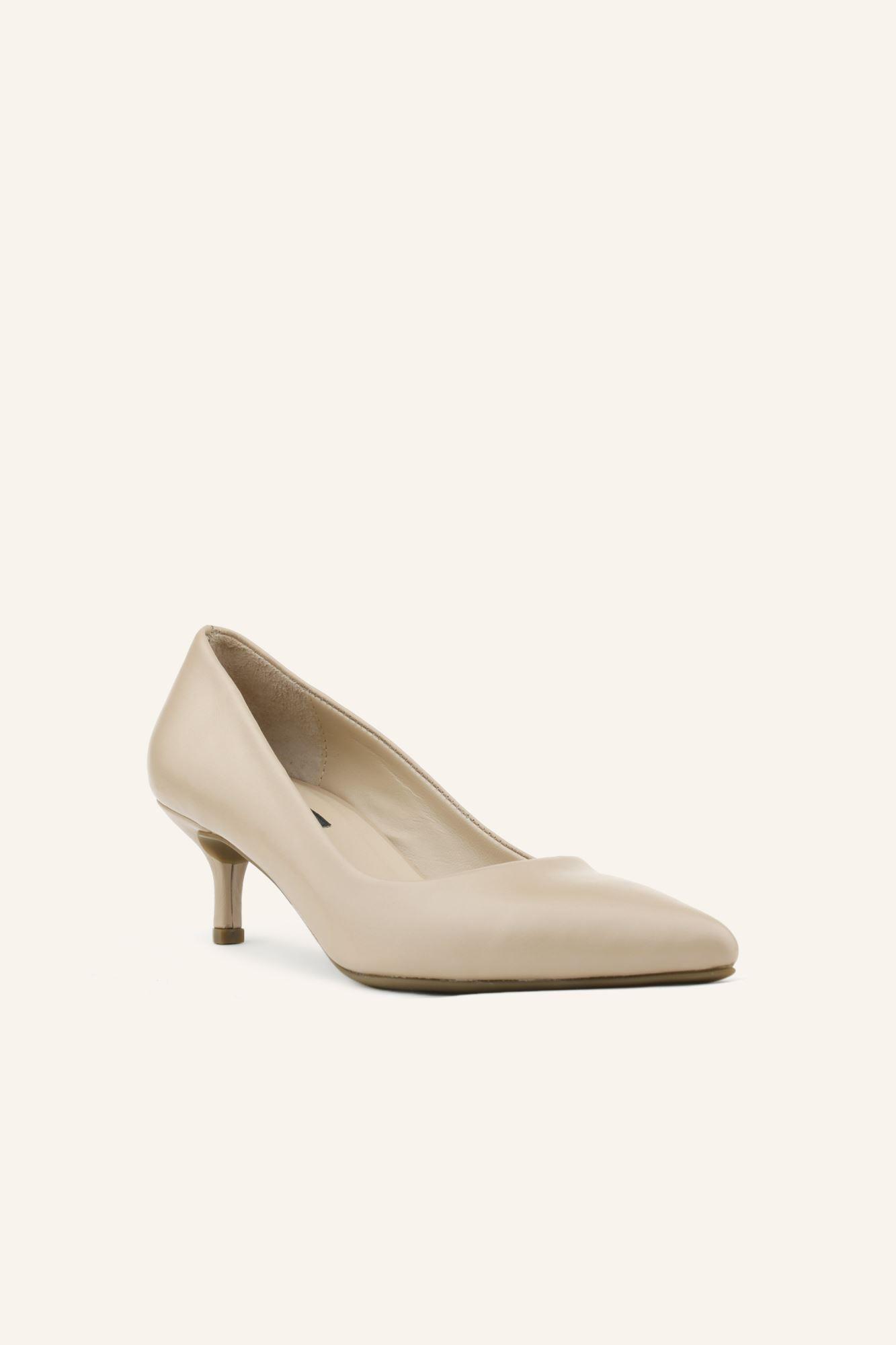 Mini Topuklu Stiletto Ayakkabı - NUDE