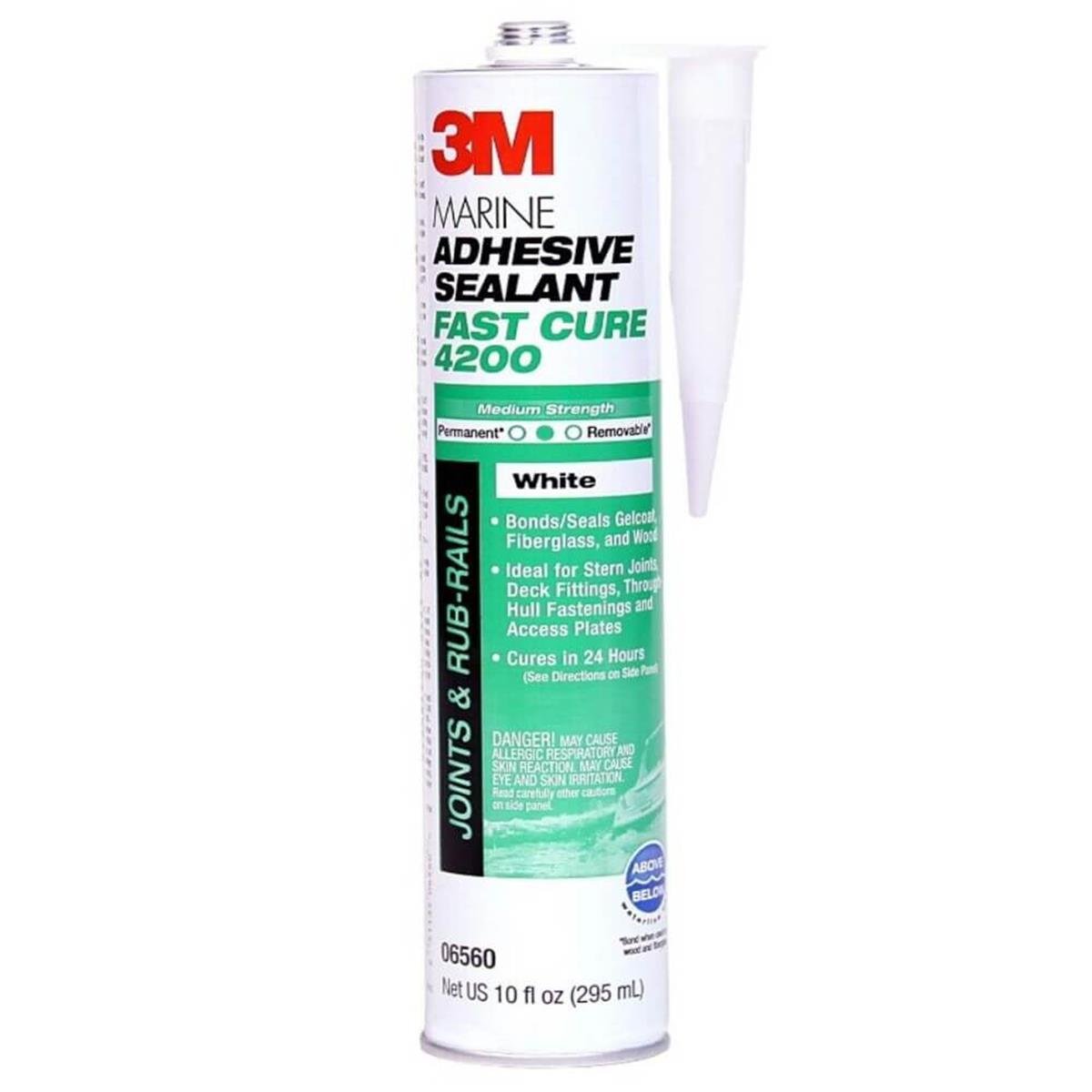 3M™ 4200FC Marin Yapıştırıcı Mastik, Beyaz - 310 ml