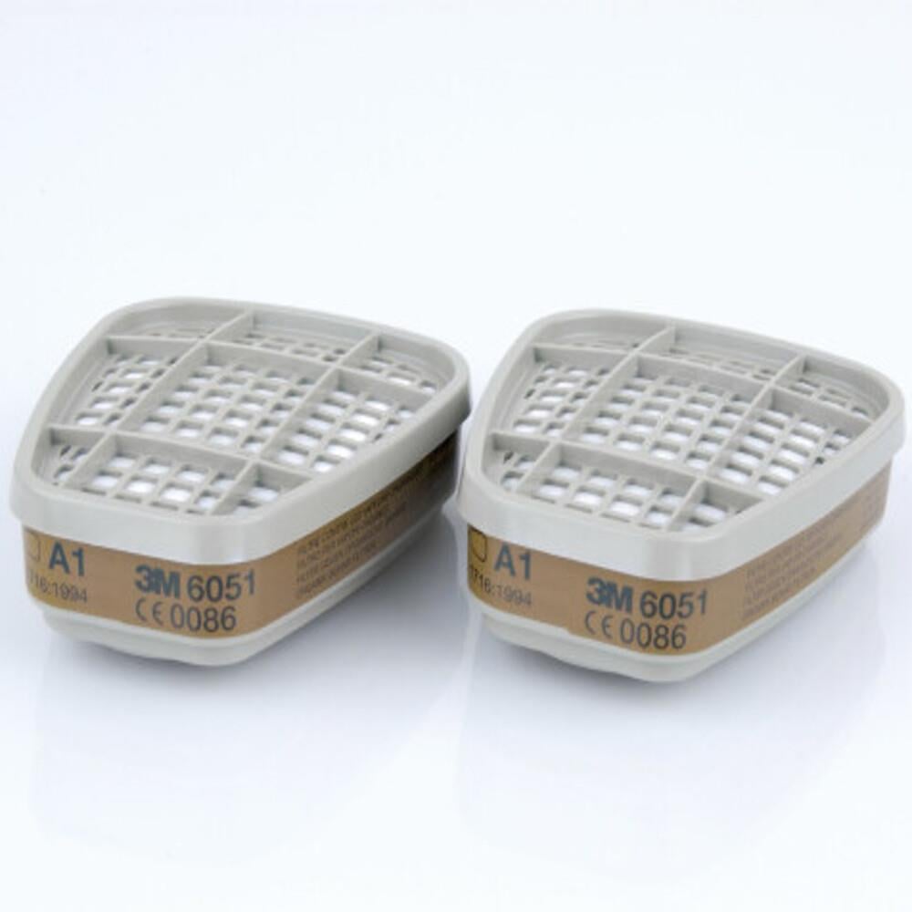3M™ 6051 A1 Gaz Ve Buhar Maske Filtresi - 1 Çift