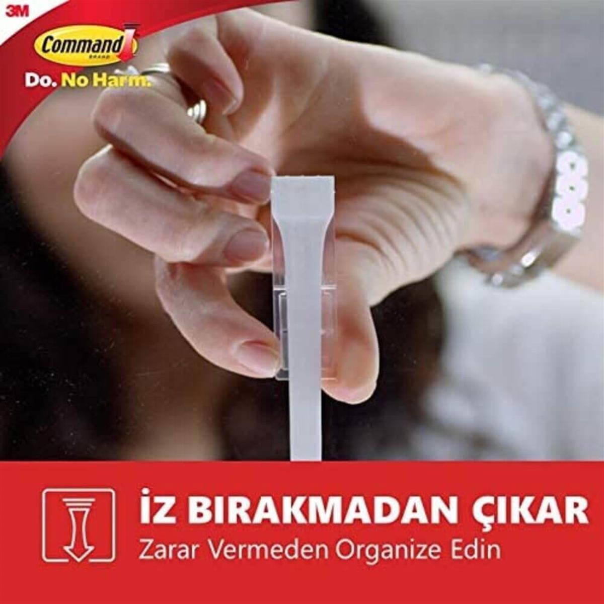 3M™ Command™ 17021P-CEE Orta Boy Yedek Bant, Max 1,3 kg (9 Orta Boy Cırt Bant)