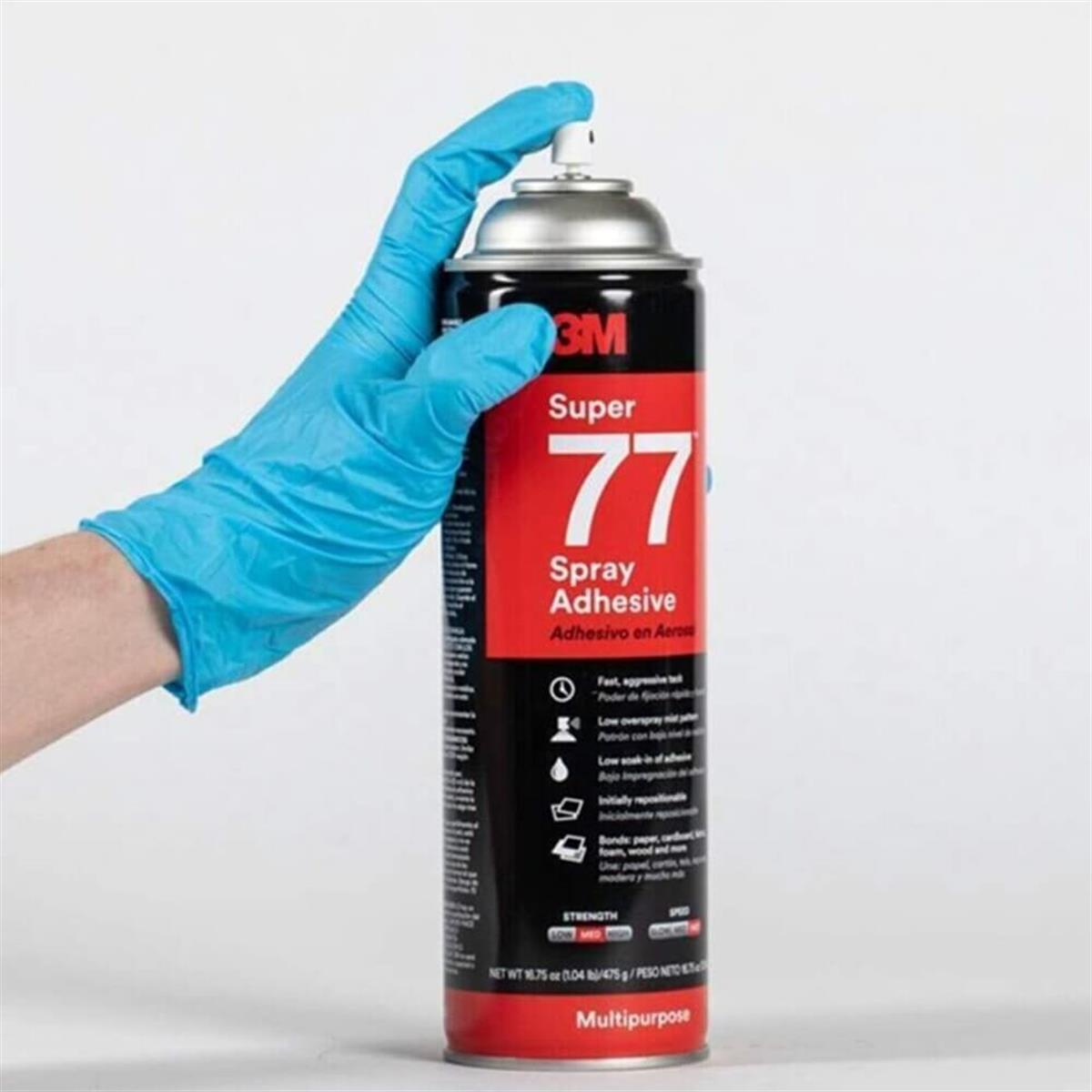 3M™ Sprey 77 Genel Amaçlı Sprey Yapıştırıcı, Şeffaf - 500 ml