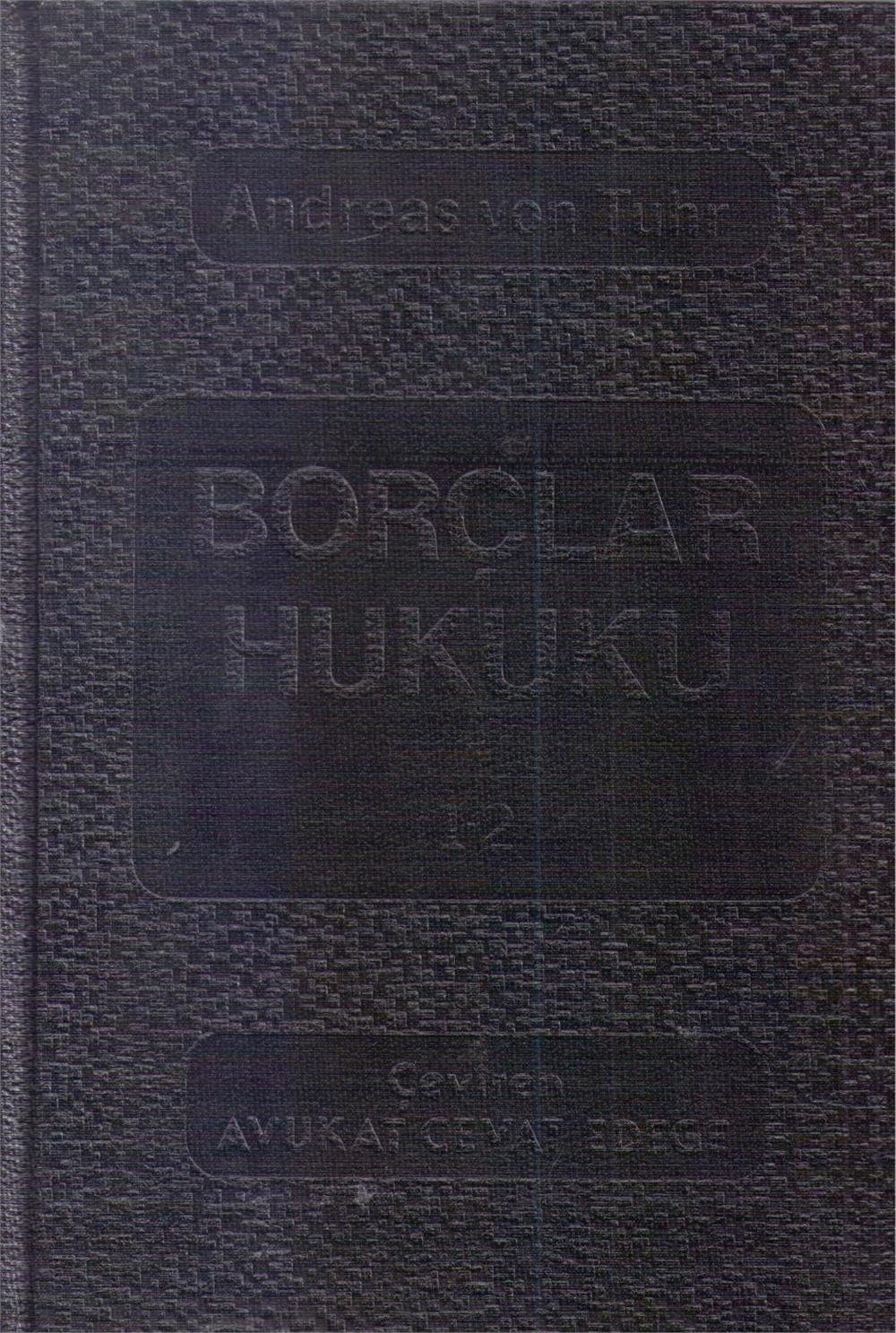Borçlar Hukuku 1-2