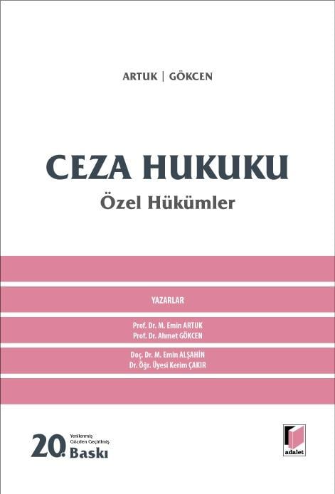 Ceza Hukuku Özel Hükümler