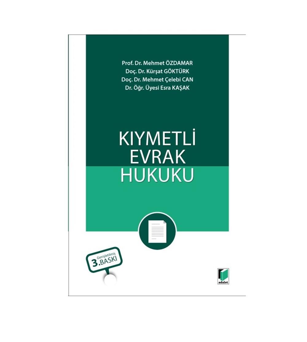 Kıymetli Evrak Hukuku 