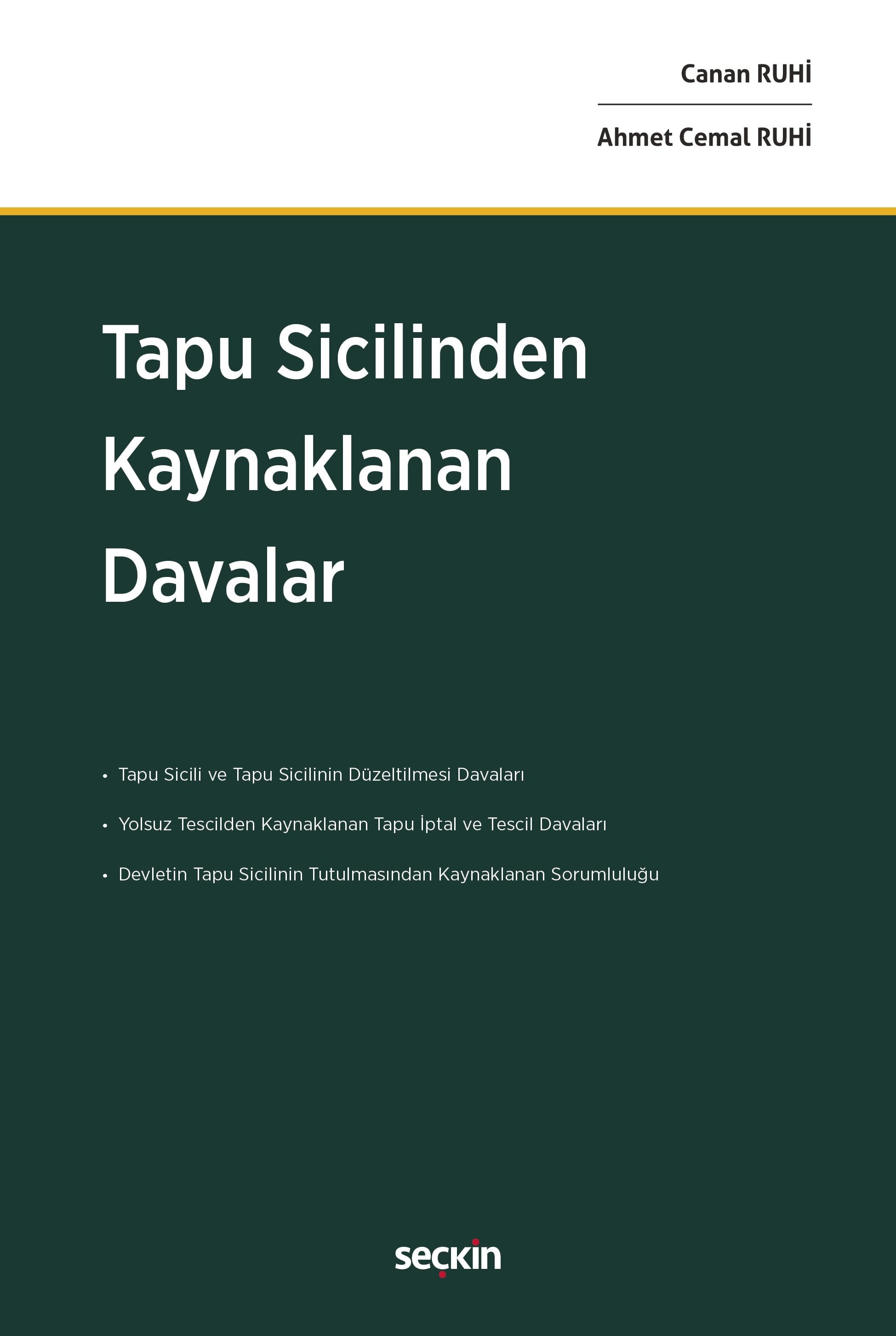 Tapu Sicilinden Kaynaklanan Davalar