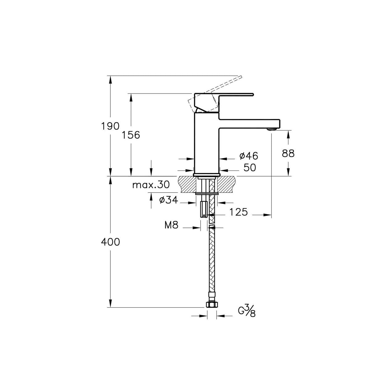 Artema Flo S Lavabo Bataryası A41936