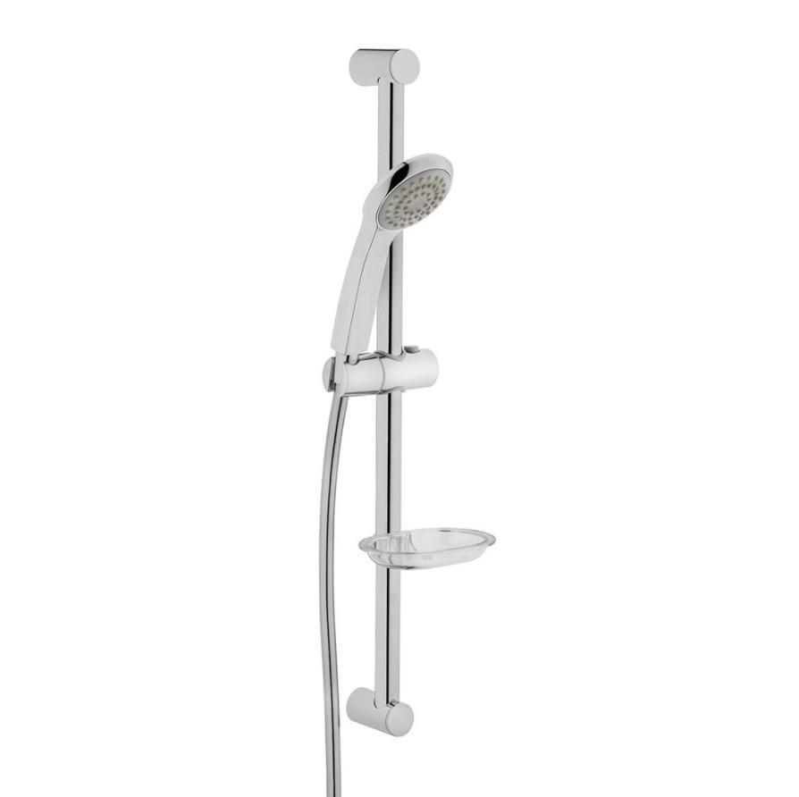 Artema Flow Soft Banyo Batarya Artema Solo C Sürgülü Krom El Duşu Seti