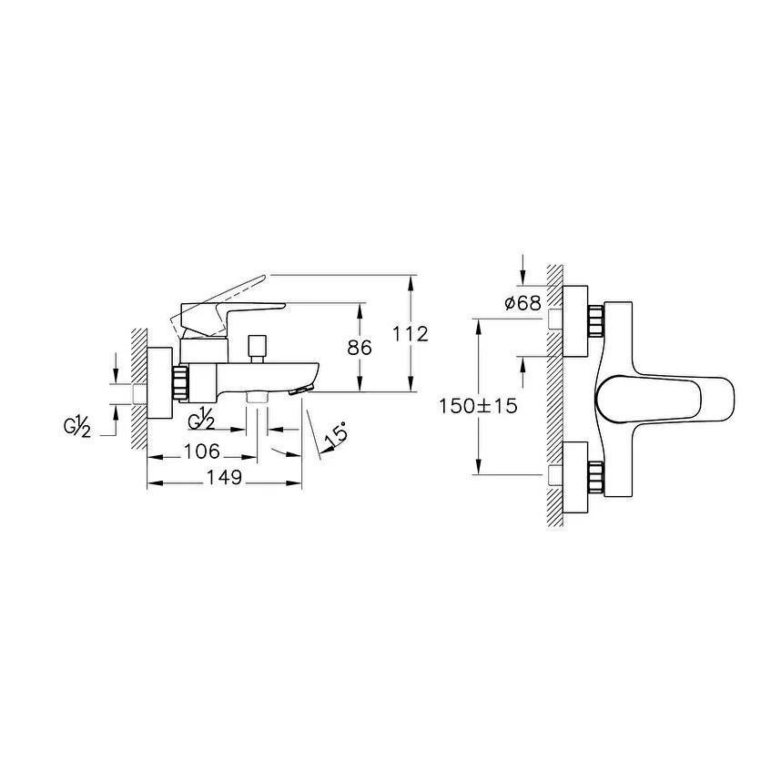Artema Flow Soft Lavabo Eviye Banyo Batarya Artema Ls20 Joy 3S Robot Duş Takımı A45787