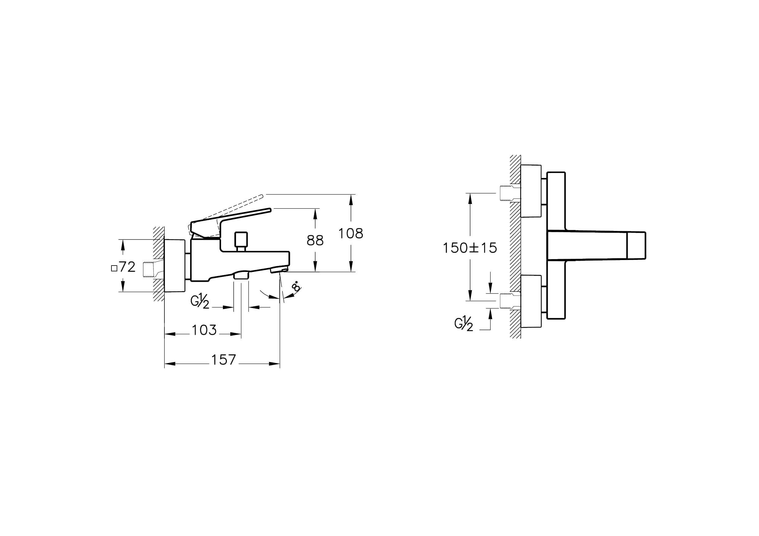 Artema Minimax Square Krom Banyo Bataryası A43520