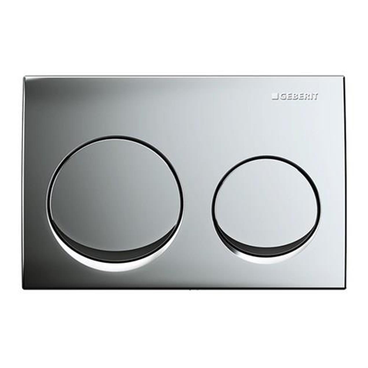 Geberit Alpha Gömme Rezervuar 2 'li Set Rezervuar Mat Krom Panel
