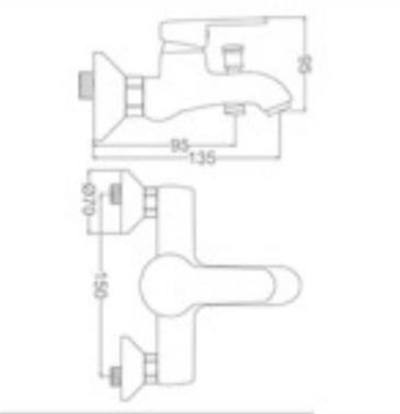 Gms Zirve Mix Banyo Duş Bataryası ZRV103