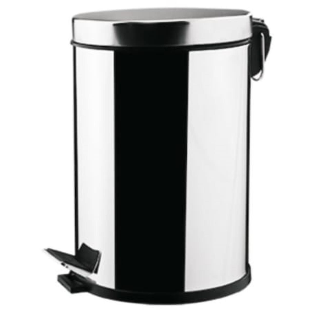 Monavit 5 Litre Pedallı Banyo Tuvalet Çöp Kovası 26 cm A71132