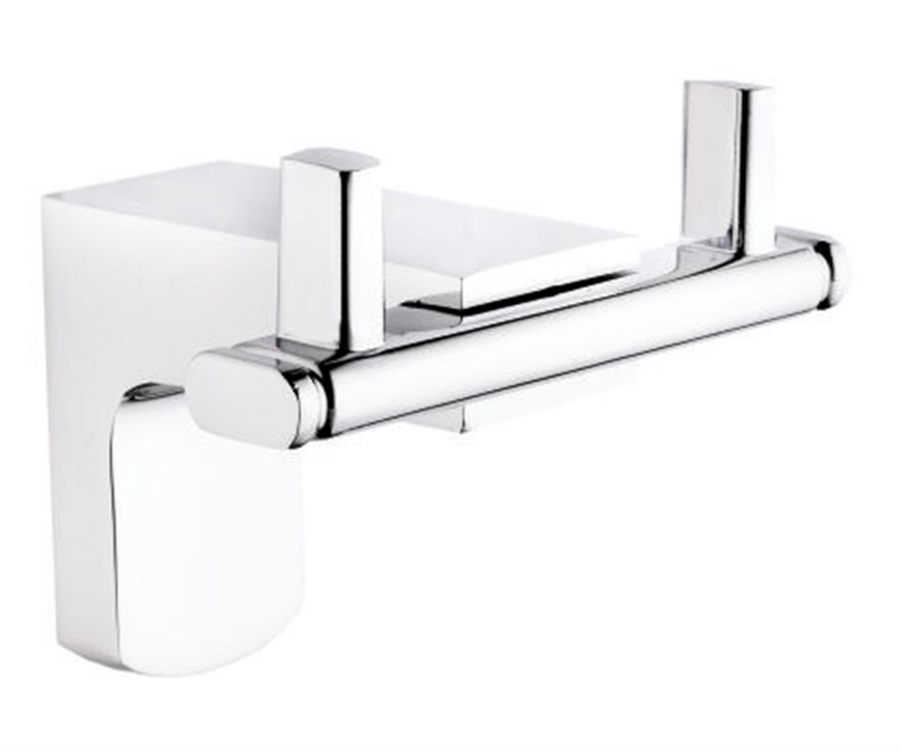 Monavit Neux Krom Paslanmaz Banyo WC İkili Askı Havluluk A14108