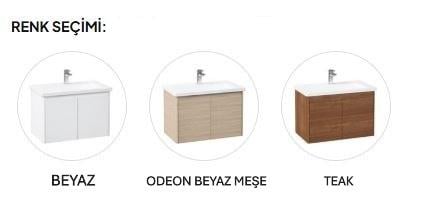Orka Düden 40 cm MDF Meşe Banyo Boy Dolabı