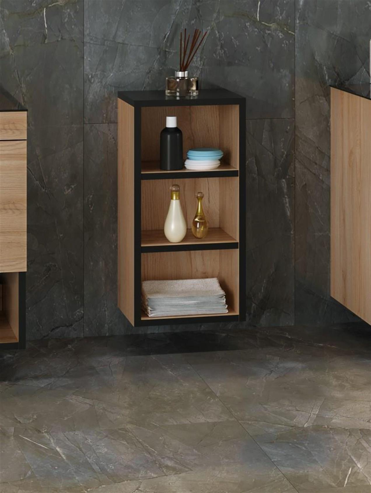 Orka Knidos 30 cm Legnano Banyo Boy Çamaşır Dolap ve Alt Yan Dolabı