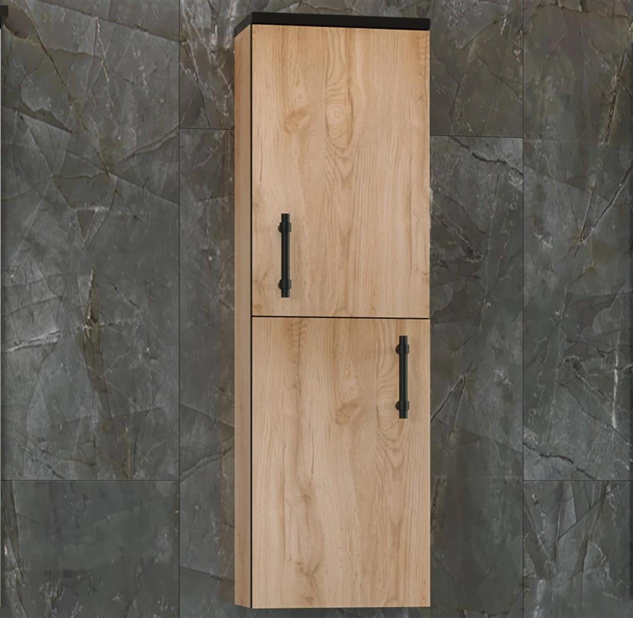 Orka Knidos 70 cm MDF Legnano Banyo Dolabı Takımı ve Boy Dolabı