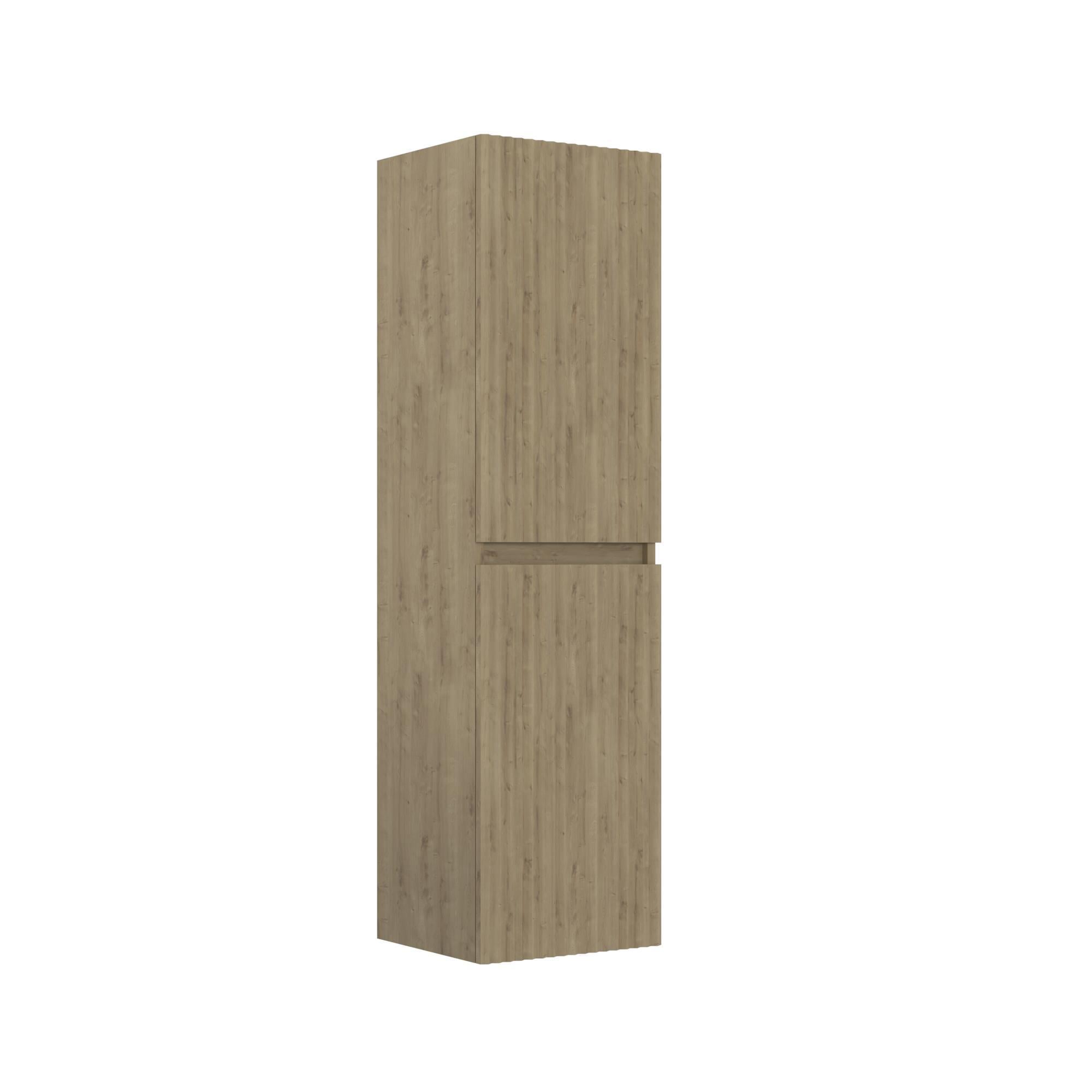 Orka Lentia 40 cm Meşe Banyo Çamaşır Boy Dolabı