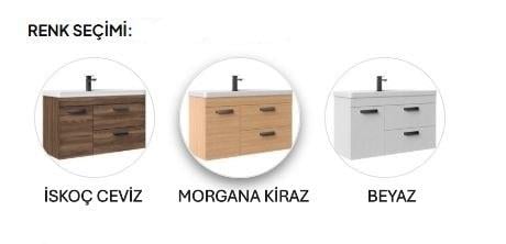Orka Nova 80 cm Beyaz Banyo Dolabı Takımı