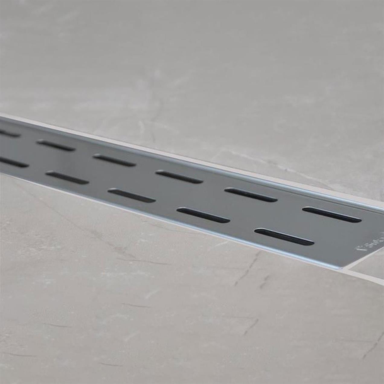 Sukar Line 4P Plain 60cm Izgaralı Krom Duş Kanalı 1154-1066050-02