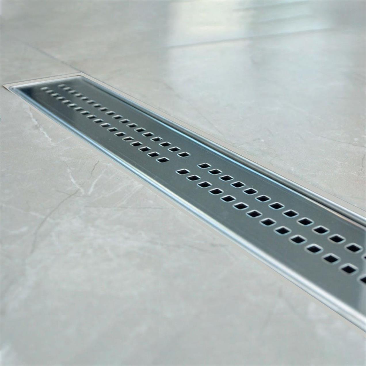 Sukar Line 6 Cube 20 cm Izgaralı Krom Duş Kanalı ve S Yalıtım Kiti 1156-1002000-01