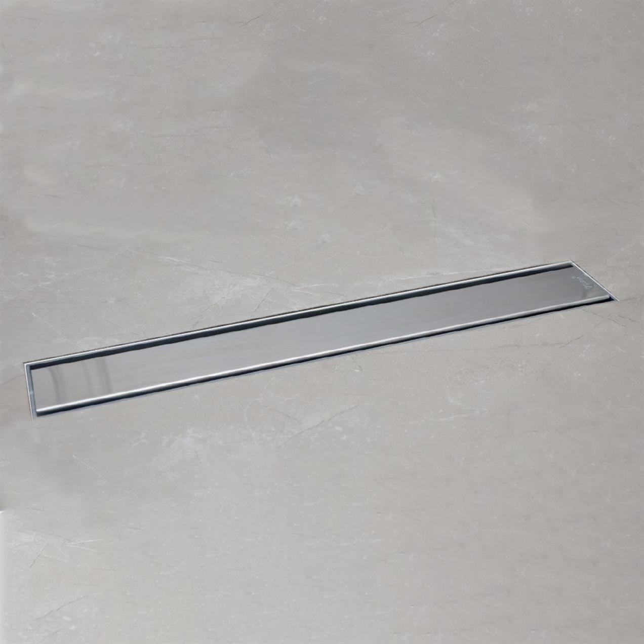 Sukar Line 6 Plain 60 cm Izgaralı Krom Duş Kanalı ve S Yalıtım Kiti 1156-1036000-01