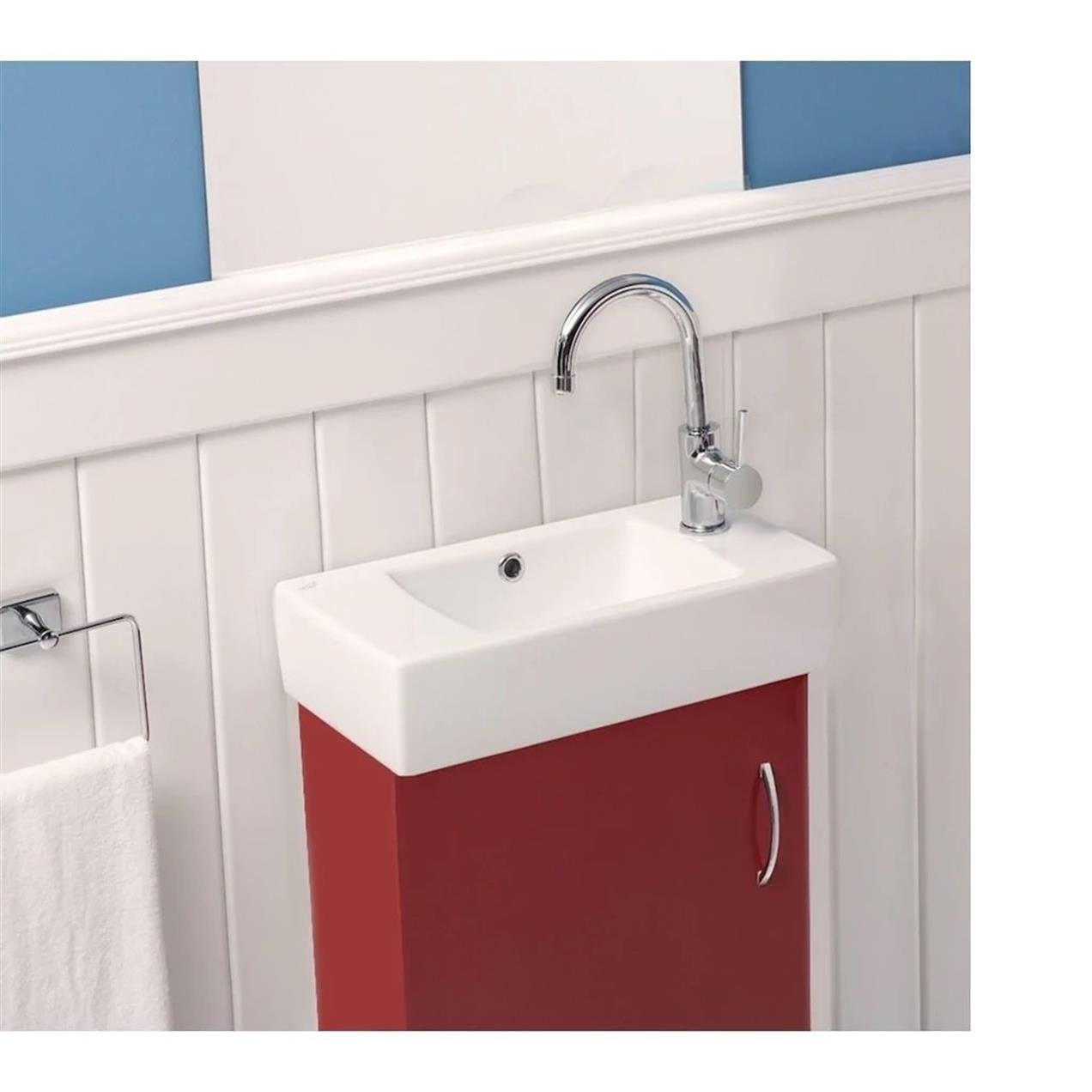 Turkuaz Cerastyle City Lavabo 25*50 Cm (Batarya Deliği Sağdan)