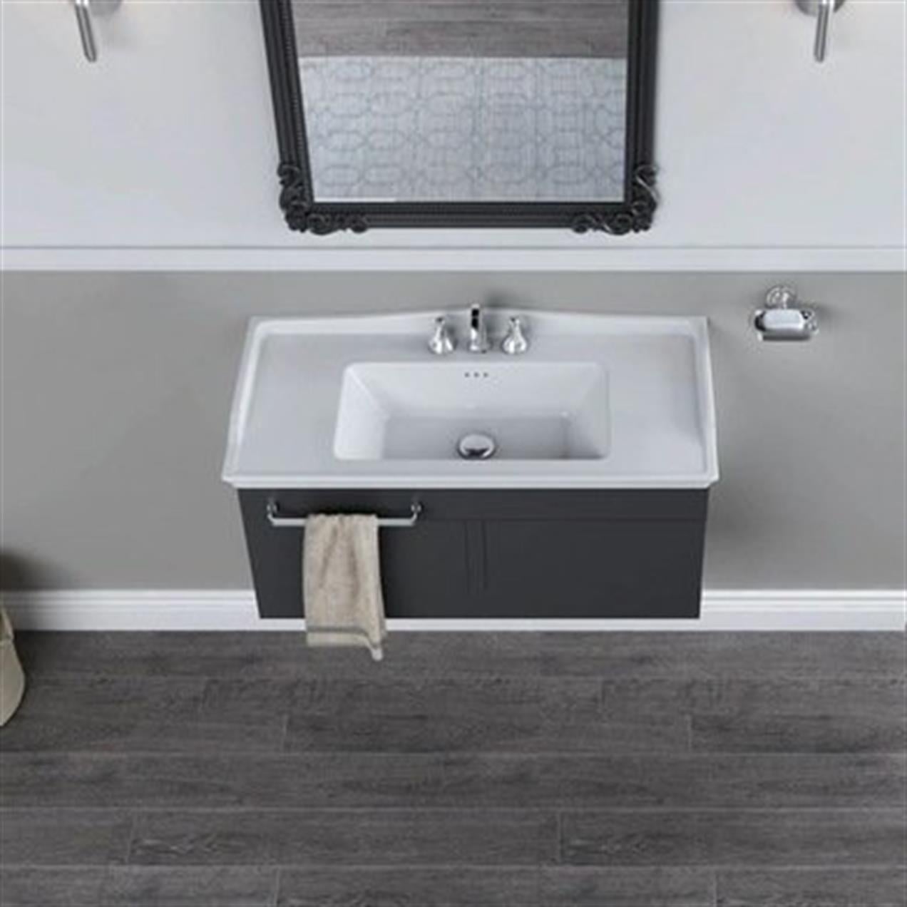 Turkuaz Cerastyle Kapadokya Etajer Uyum Damlalık Lavabo 100*48cm
