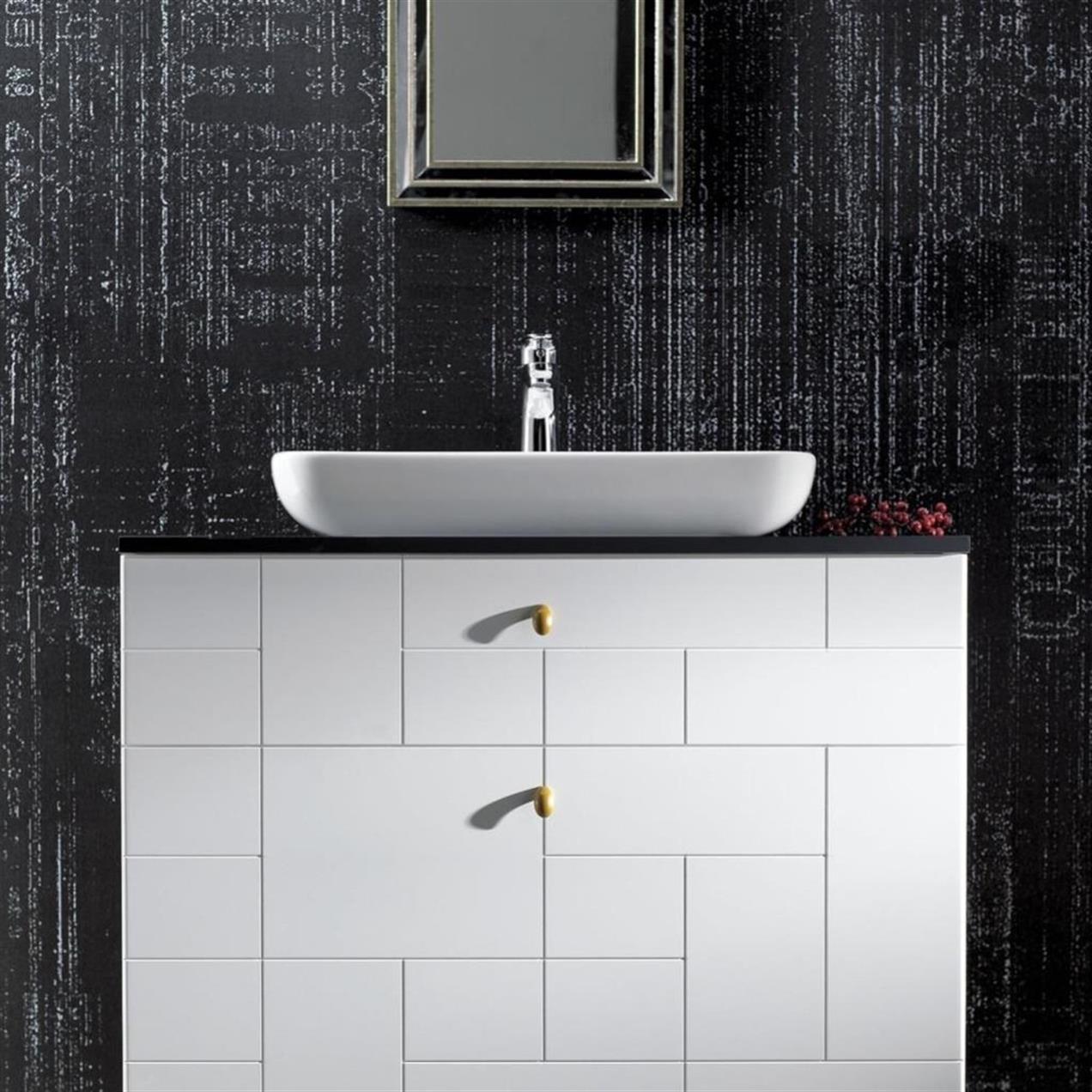 Turkuaz Cerastyle Lal Lavabo 80x42 cm