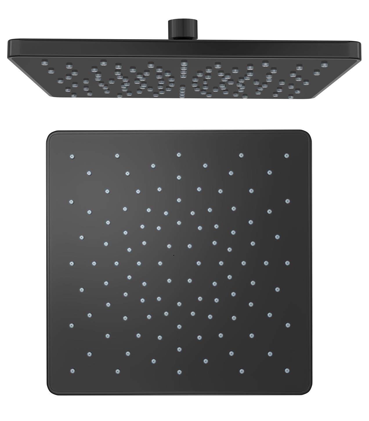 Valtemo Siyah Kare Ankastre Tepe Banyo Duş Takımı Seti VS-4620