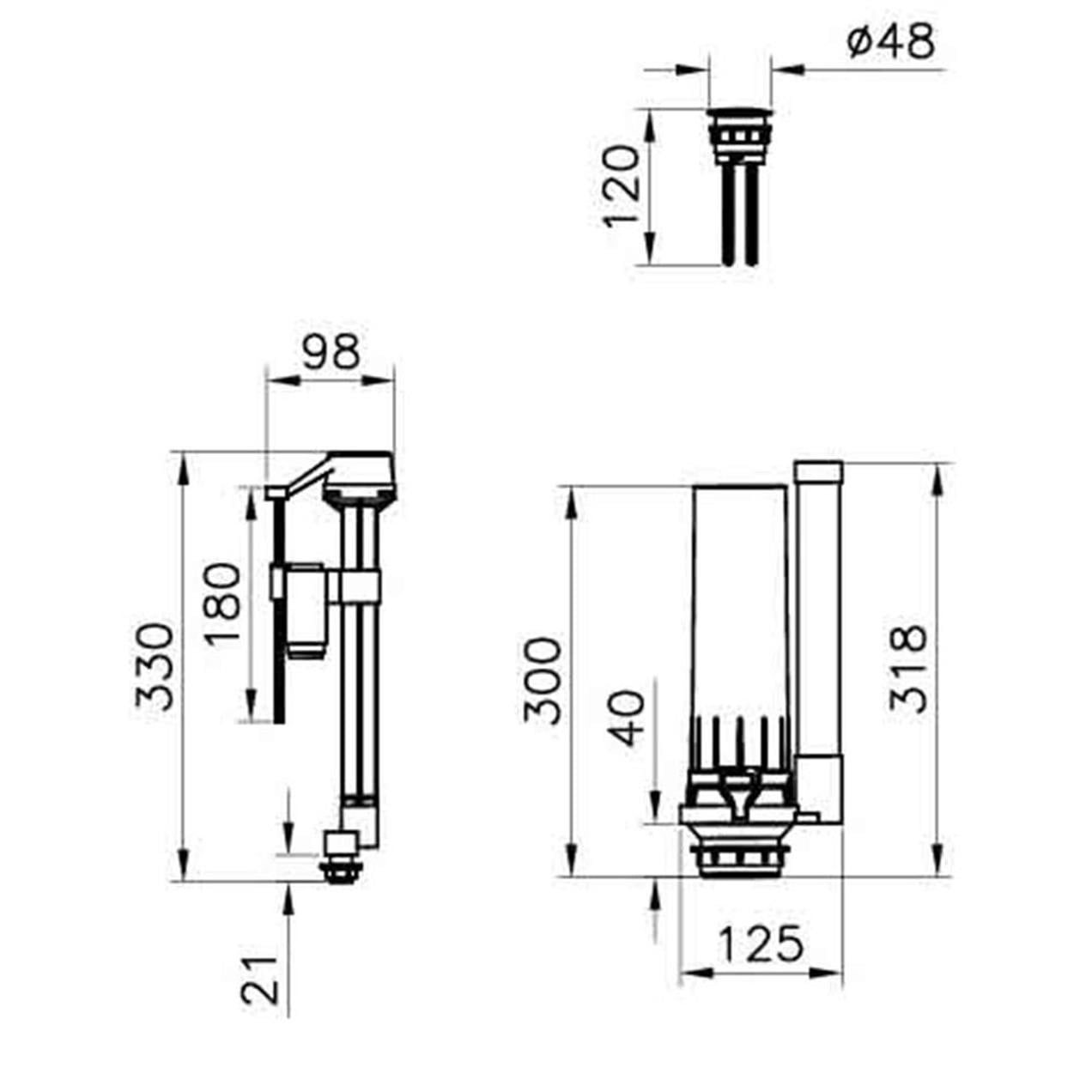 VitrA Klozet Rezervuar İç Takım 2,5/4 L 330B1610
