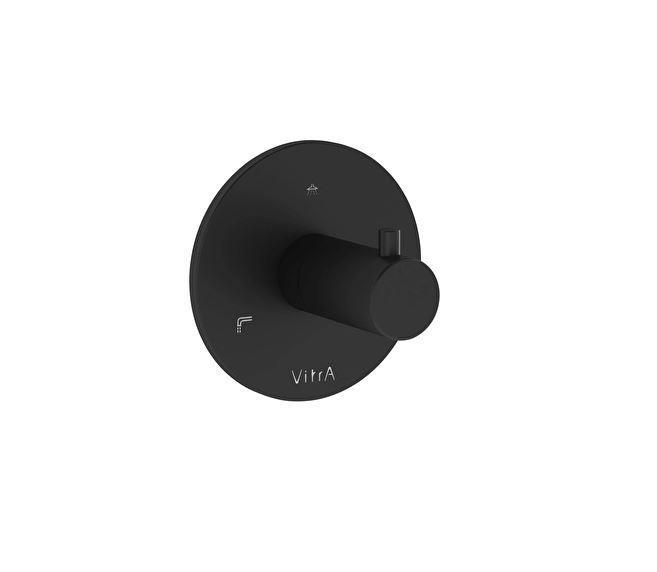VitrA Origin Mat Siyah Ankastre Tepe Banyo Duş Seti 3 Yollu