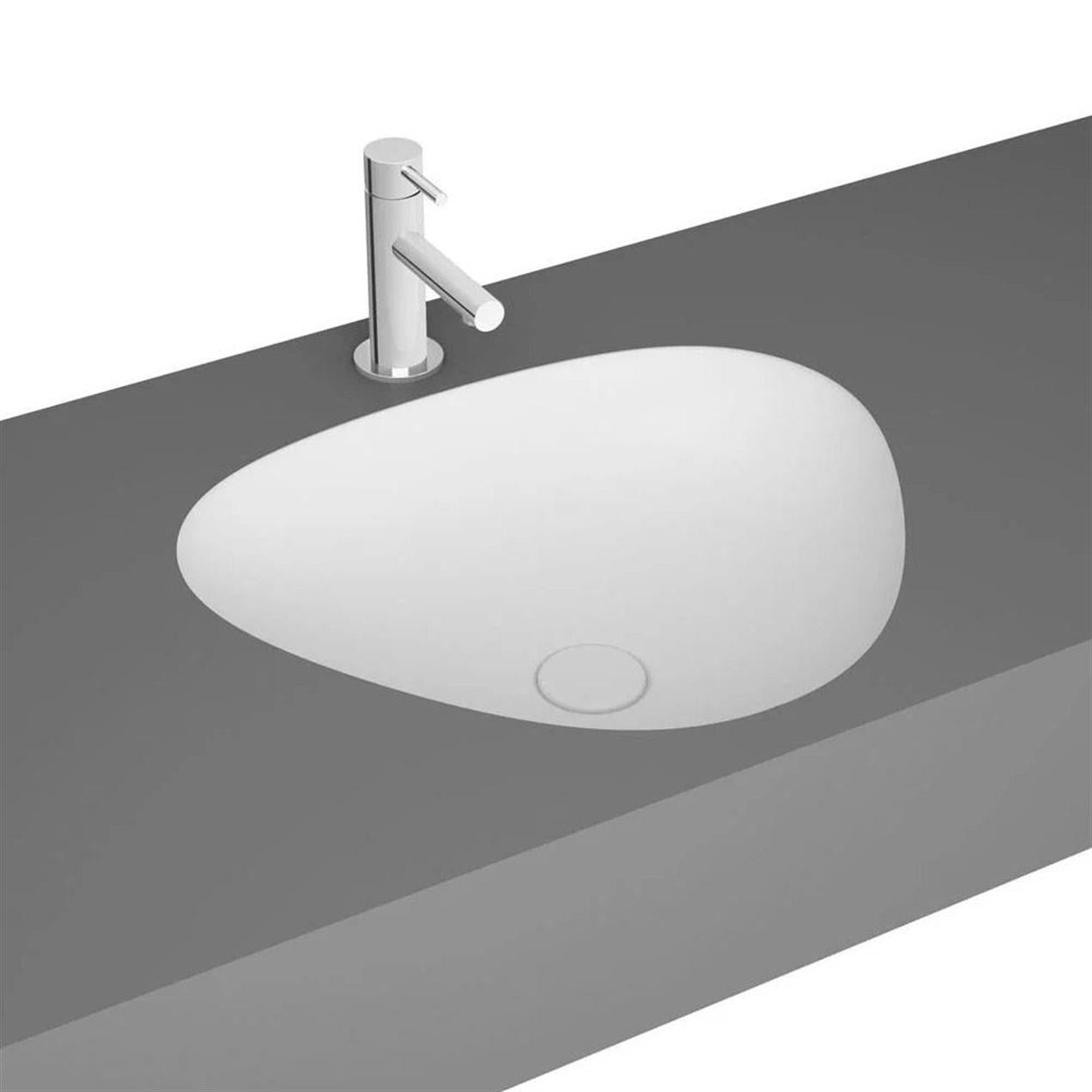 Vitra Plural Üçgen Tezgah Altı Çanak Lavabo 47 cm Beyaz 7812B403-1083