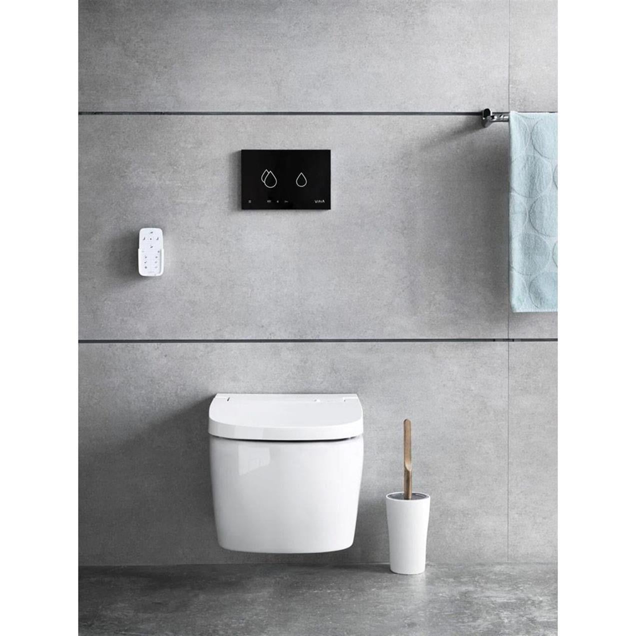 VitrA V-Care Comfort Beyaz Akıllı Klozet Rim-ex Kanalsız Asma Klozet 5674B403-6194