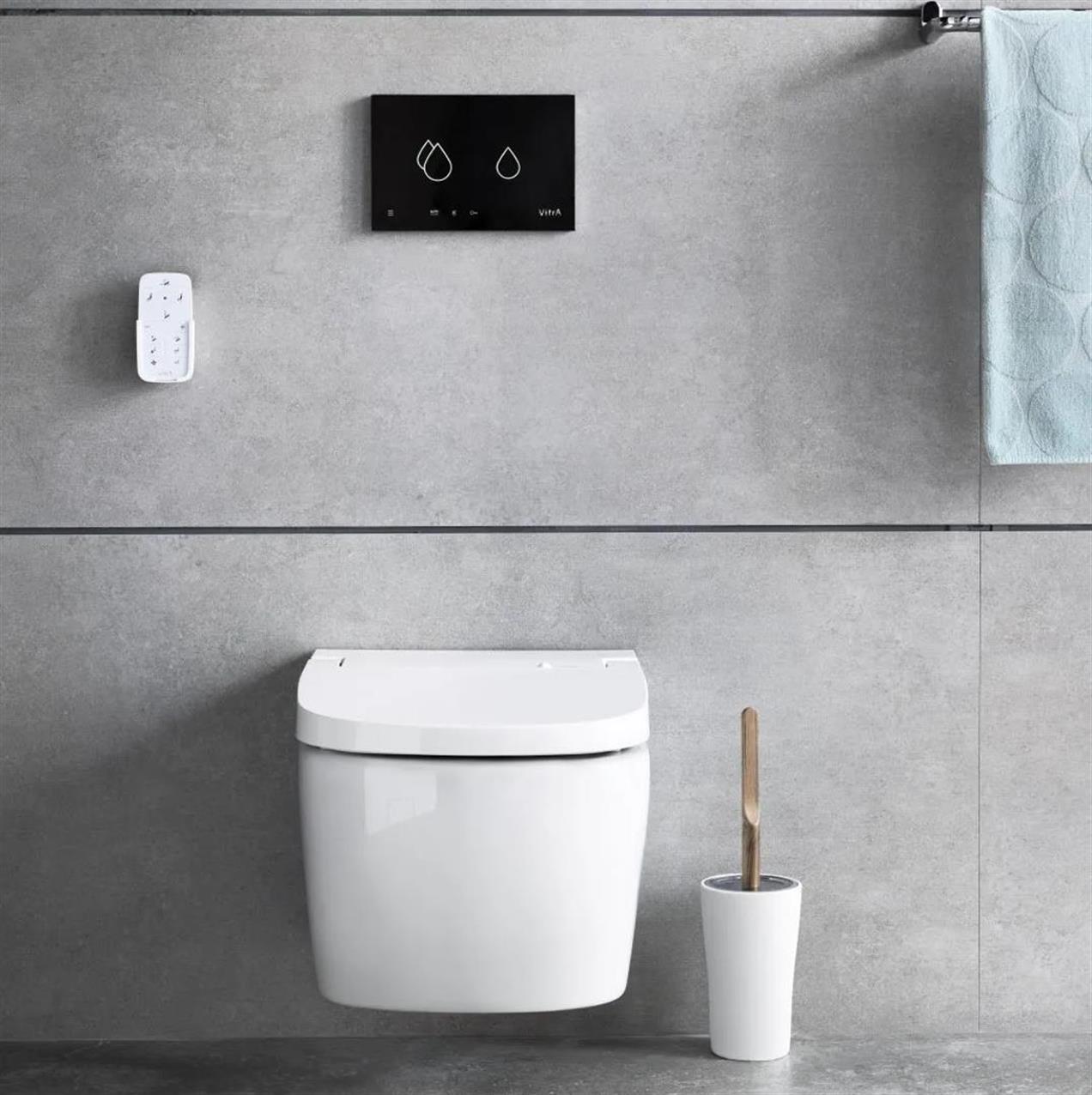 VitrA V-Care Comfort Beyaz Kanalsız Rimex Akıllı Asma Klozet