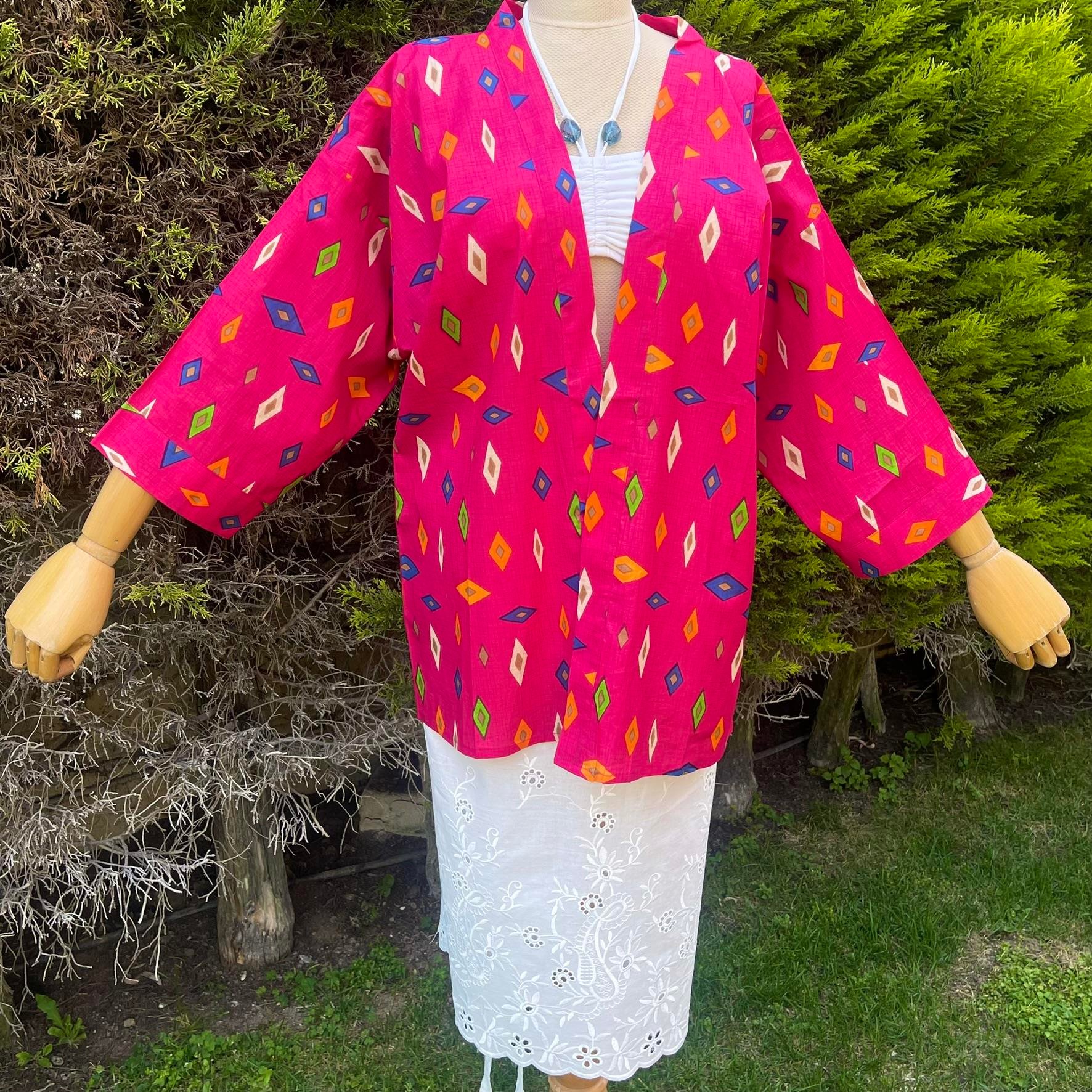 INDIAN FABRIC KIMONO