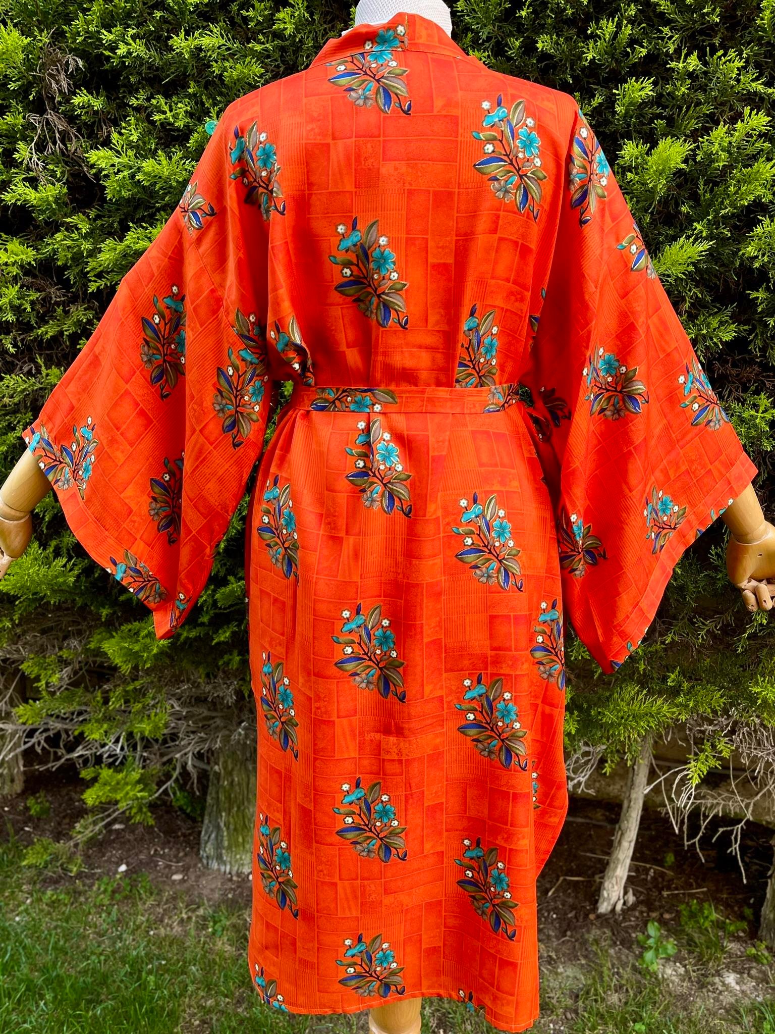 INDIAN FABRIC KIMONO