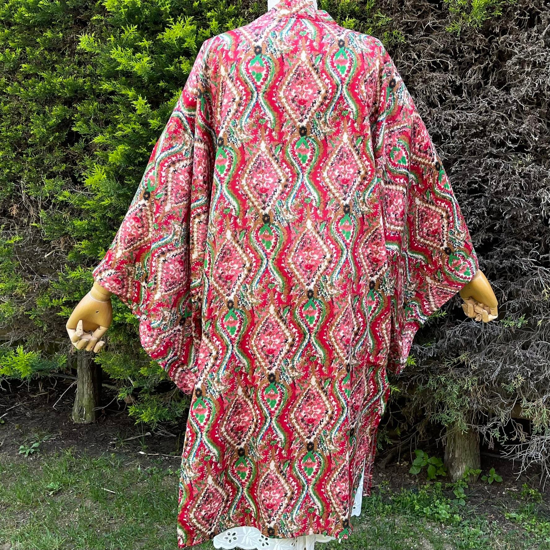 INDIAN FABRIC KIMONO