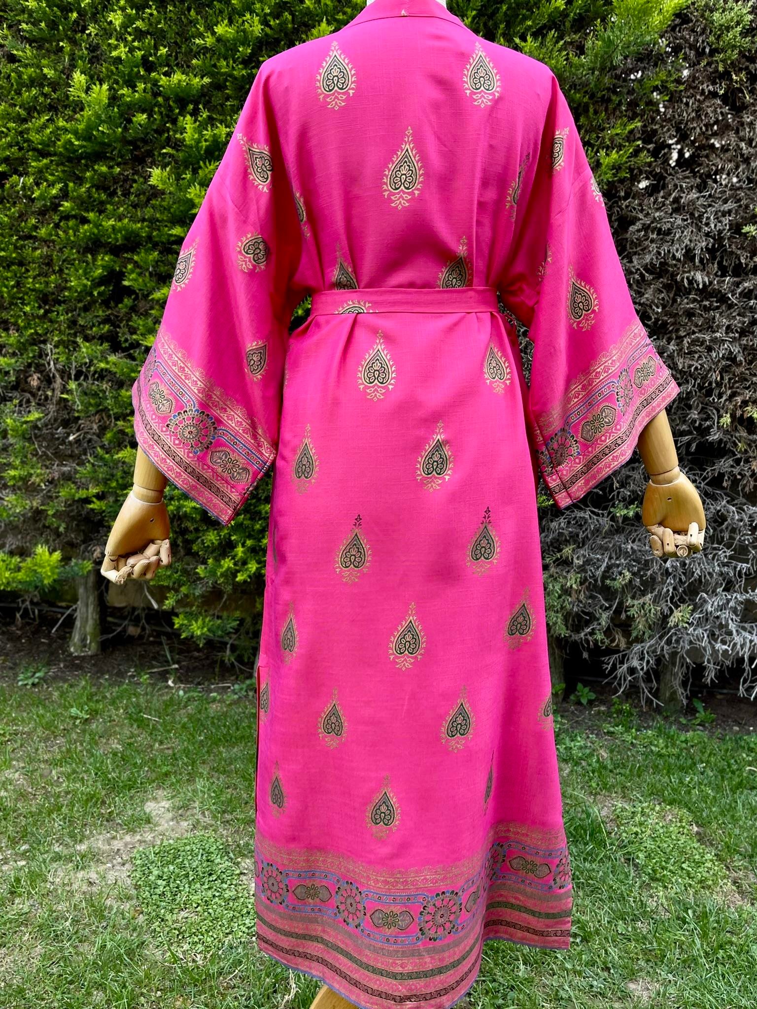 INDIAN FABRIC KIMONO