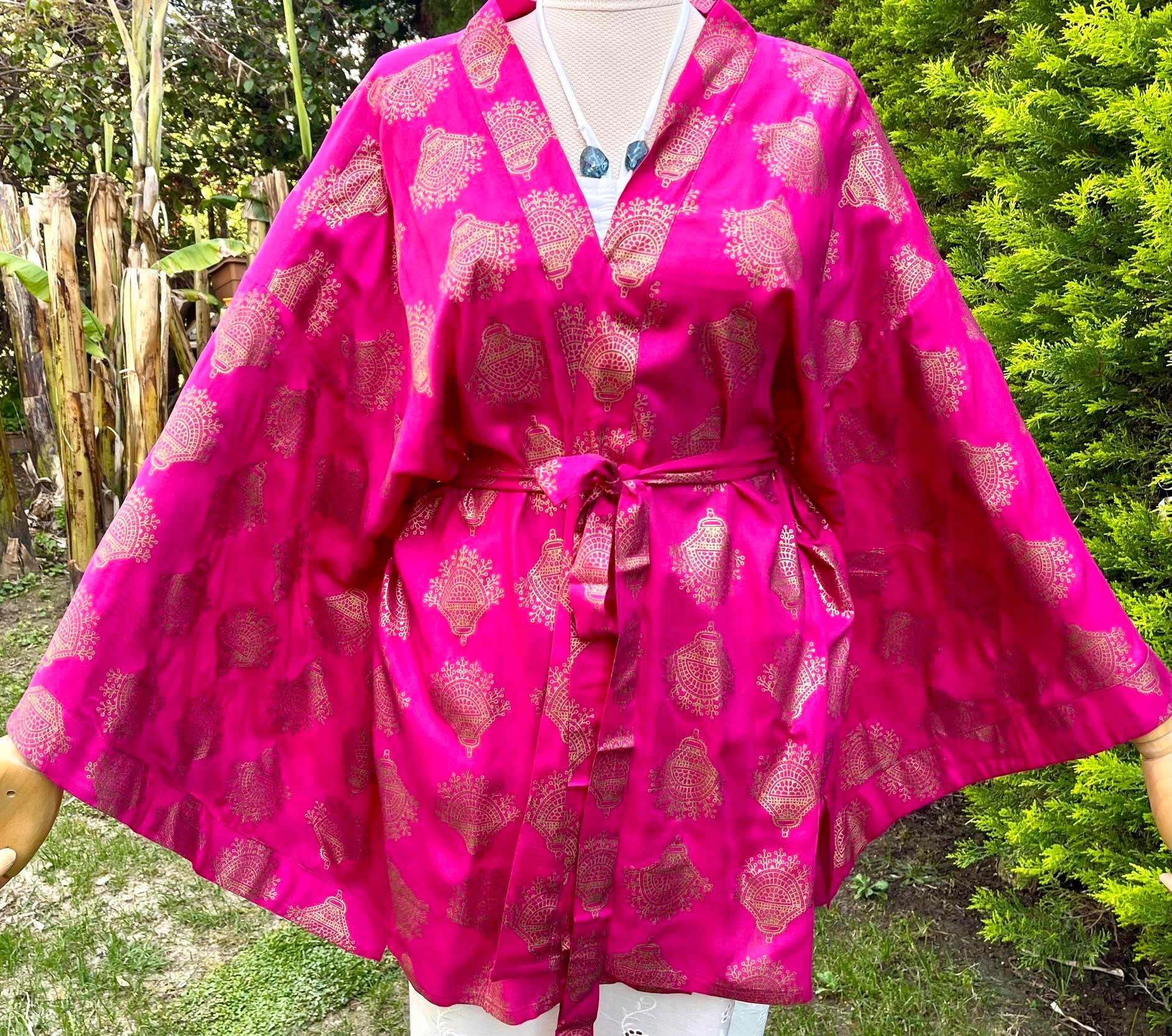 INDIAN FABRIC KIMONO