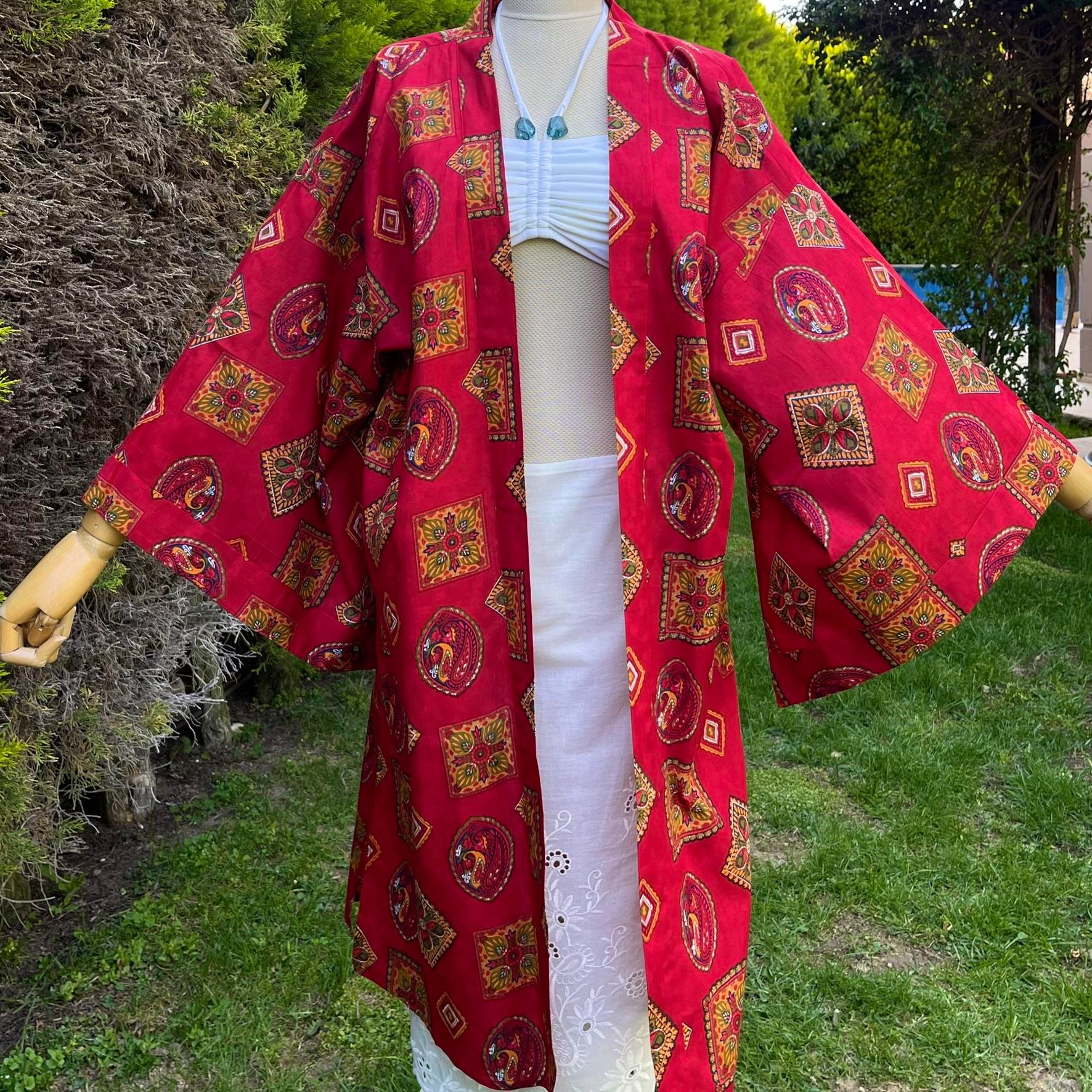 INDIAN FABRIC KIMONO