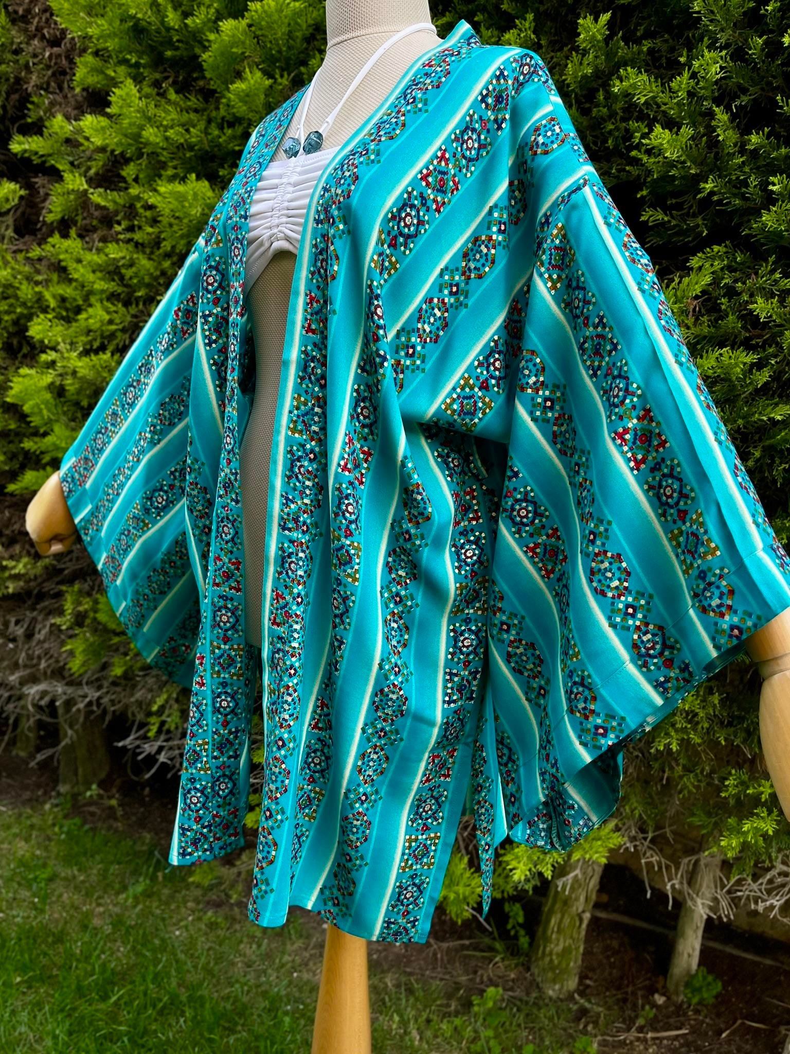 INDIAN FABRIC KIMONO
