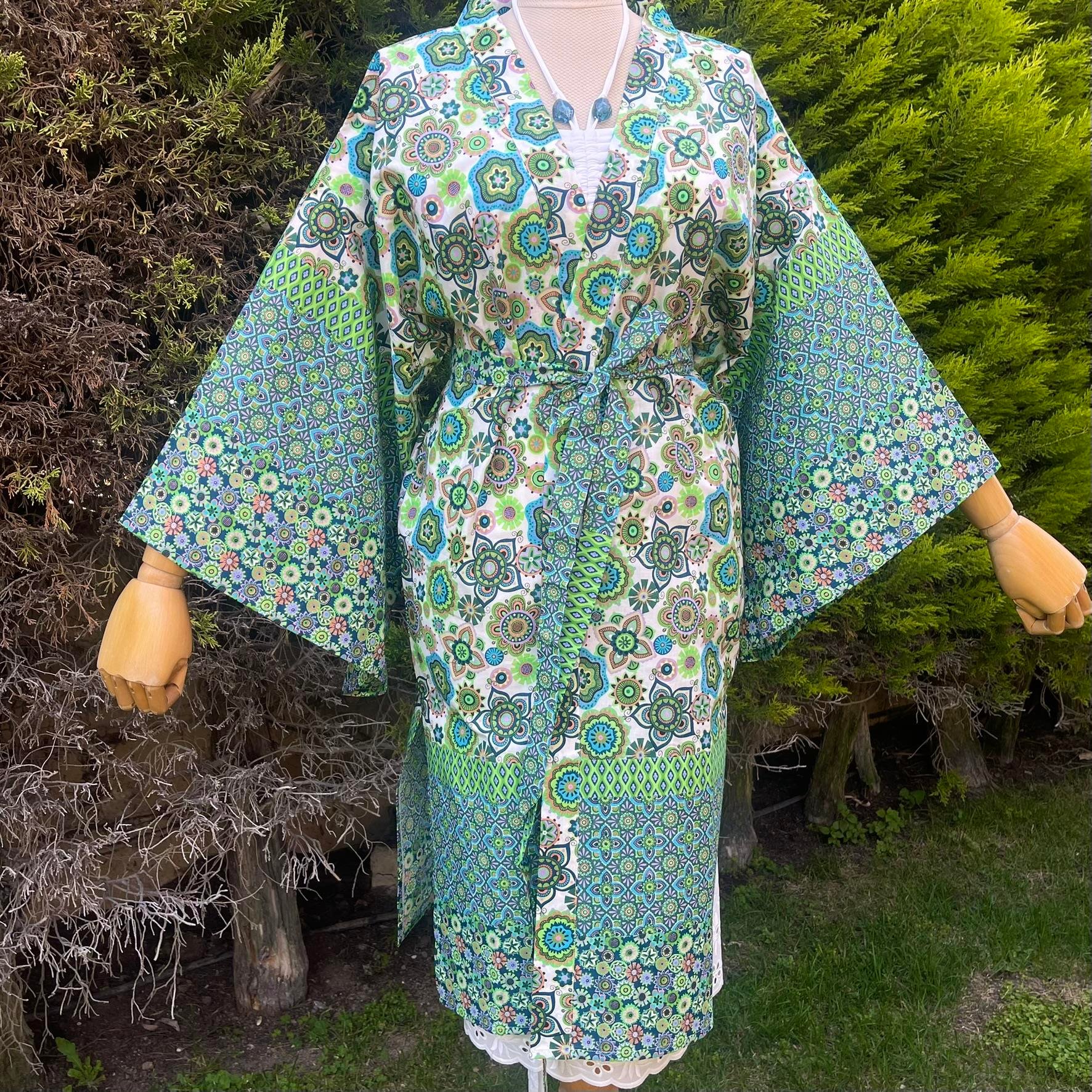 INDIAN FABRIC KIMONO