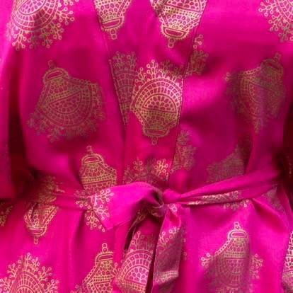 INDIAN FABRIC KIMONO